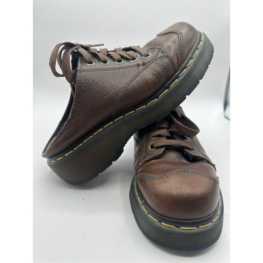Dr Martens Doc Martens 9936 Vintage 90's brown Leather Mules Chunky made in Engl